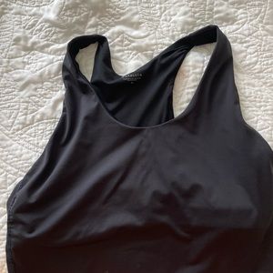 Athleta black tank cropped